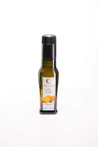 Olio extra vergine di oliva aromatizzato all’arancia
